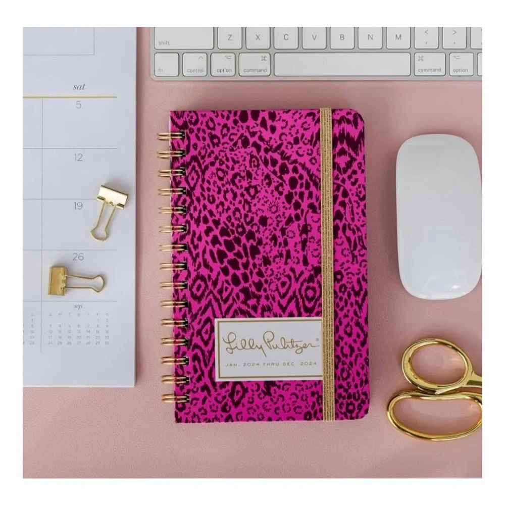 Lilly Pulitzer Medium Agenda Dated January 2024 - December 2024, Pattern Play